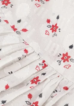 gebroken wit lollys laundry mini jurk georgia