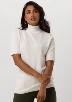 gebroken wit minus top lima roll neck knit