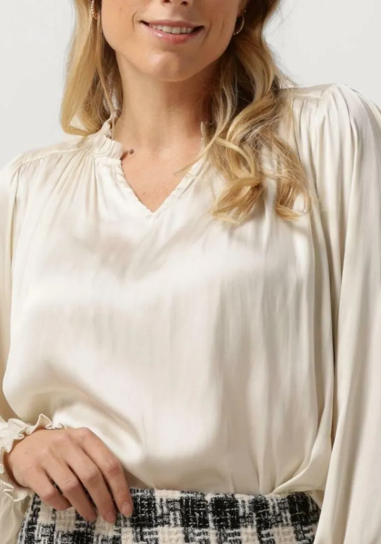 NEO NOIR blouses lucie satin blouse>DAMES Blouses