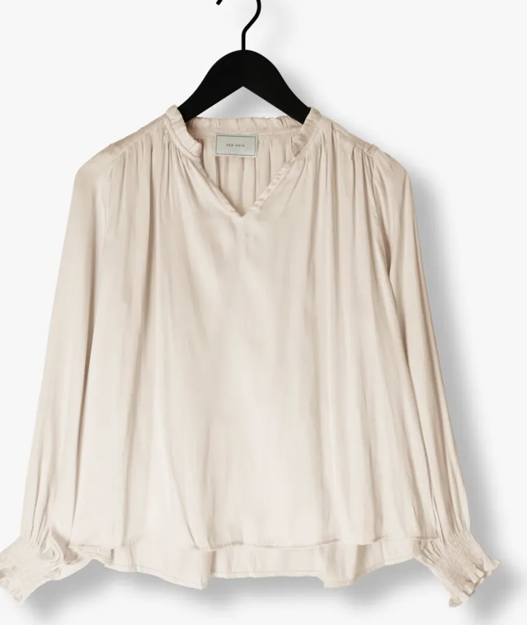 NEO NOIR blouses lucie satin blouse>DAMES Blouses