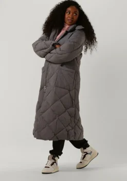 gebroken wit object gewatteerde jas jally down coat 123