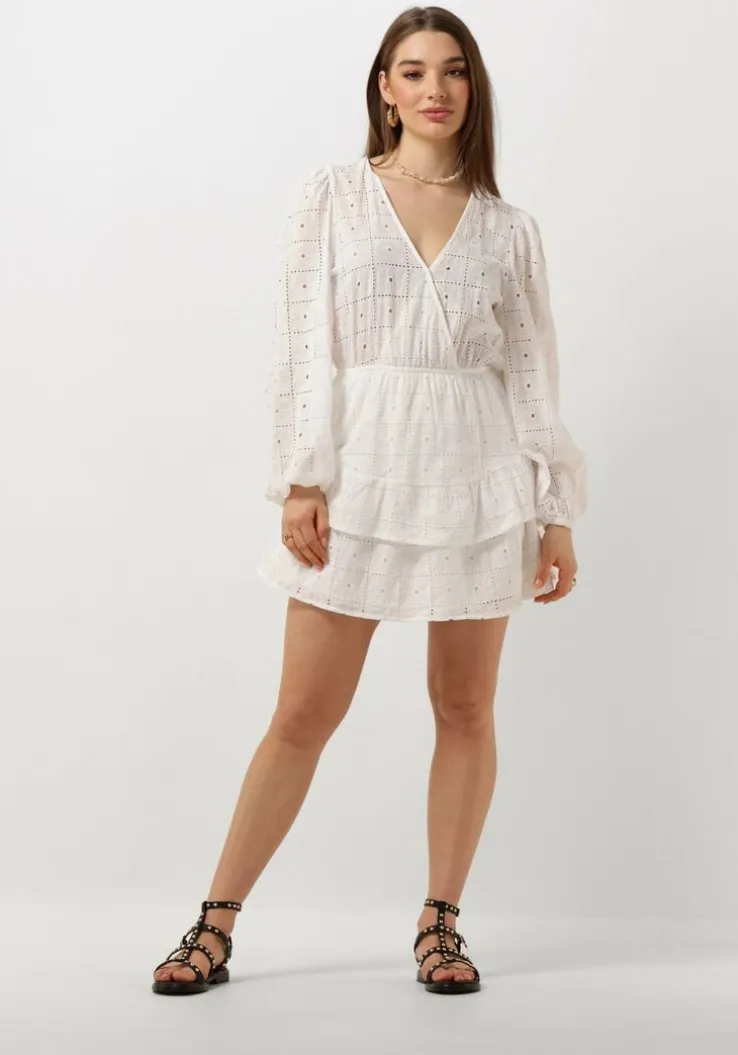 gebroken wit refined department mini jurk eloise