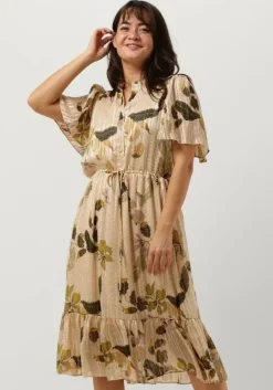 SECOND FEMALE midi jurk brezza dress>DAMES Jurken