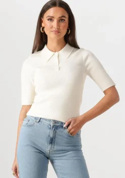 SELECTED FEMME top slfhelen 2/4 knit collar>DAMES Tops & T-Shirts