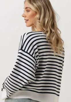 SUMMUM trui oversized sailor sweater nautical knit><noscript><img width=