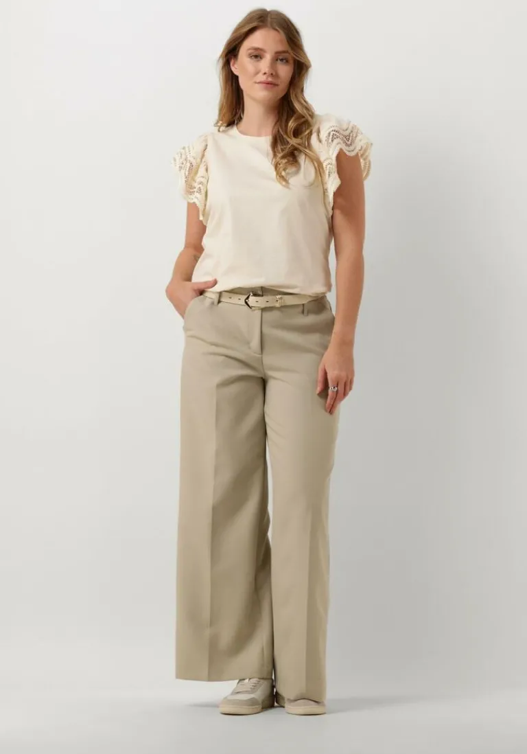 SUMMUM t-shirt jersey top tee with lace>DAMES Tops & T-Shirts