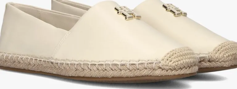 TOMMY HILFIGER espadrilles th logo leather espadrille>DAMES Espadrilles
