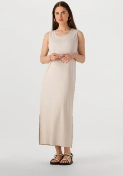 gebroken wit withblack maxi jurk wbldordi long tank dress