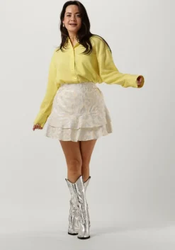 ALIX THE LABEL gele blouses ladies woven linen lyocell blouse><noscript><img width=