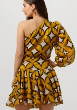 AMAYA AMSTERDAM gele mini jurk cherry dress><noscript><img width=