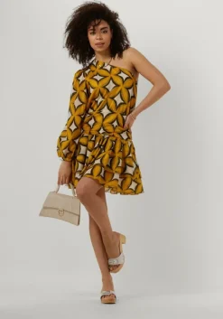 AMAYA AMSTERDAM gele mini jurk cherry dress><noscript><img width=