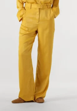 AMAYA AMSTERDAM gele pantalon bellini pants>DAMES Broeken