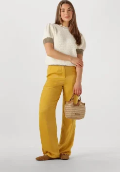 AMAYA AMSTERDAM gele pantalon bellini pants><noscript><img width=