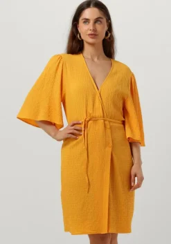 ANOTHER LABEL gele mini jurk deja dress s/s>DAMES Jurken