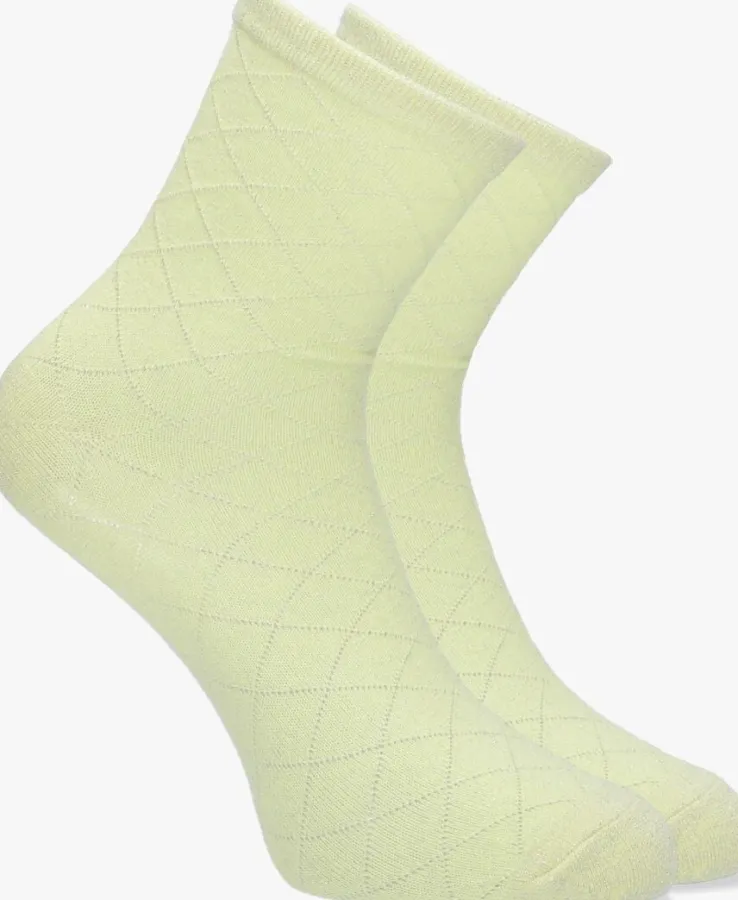 gele becksondergaard sokken square dalea sock