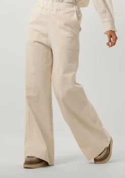 CIRCLE OF TRUST gele pantalon lois wide leg rib>DAMES Co-Ord Sets|Broeken