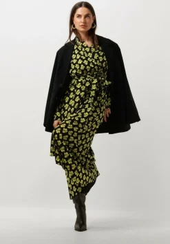 COLOURFUL REBEL gele maxi jurk vivian big flower maxi dress><noscript><img width=