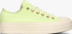 CONVERSE gele lage sneakers chuck taylor all star lift ox>DAMES Sneakers