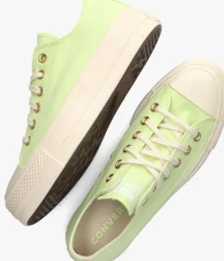CONVERSE gele lage sneakers chuck taylor all star lift ox><noscript><img width=