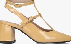 LINA LOCCHI gele pumps 010-50>DAMES Hakken