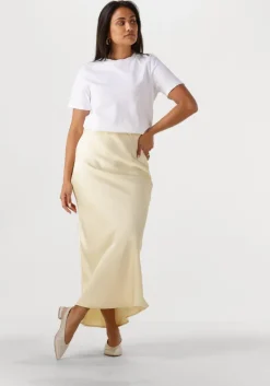 NEO NOIR gele maxirok vicky heavy sateen skirt><noscript><img width=