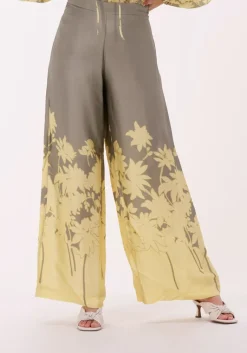 OTTOD'AME gele ottod'ame wijde broek pantalone>DAMES Broeken