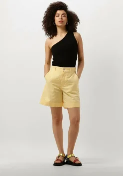 VANILIA gele broeken linen pantalon><noscript><img width=