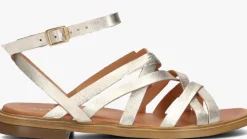 gouden ayana platte sandalen m05089