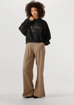 gouden by-bar wijde broek benji lurex pant