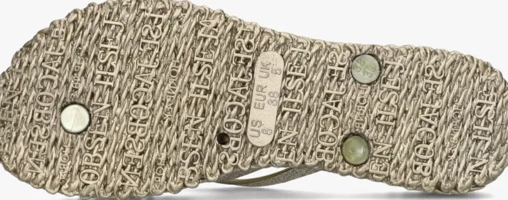 gouden ilse jacobsen teenslippers cheerful13