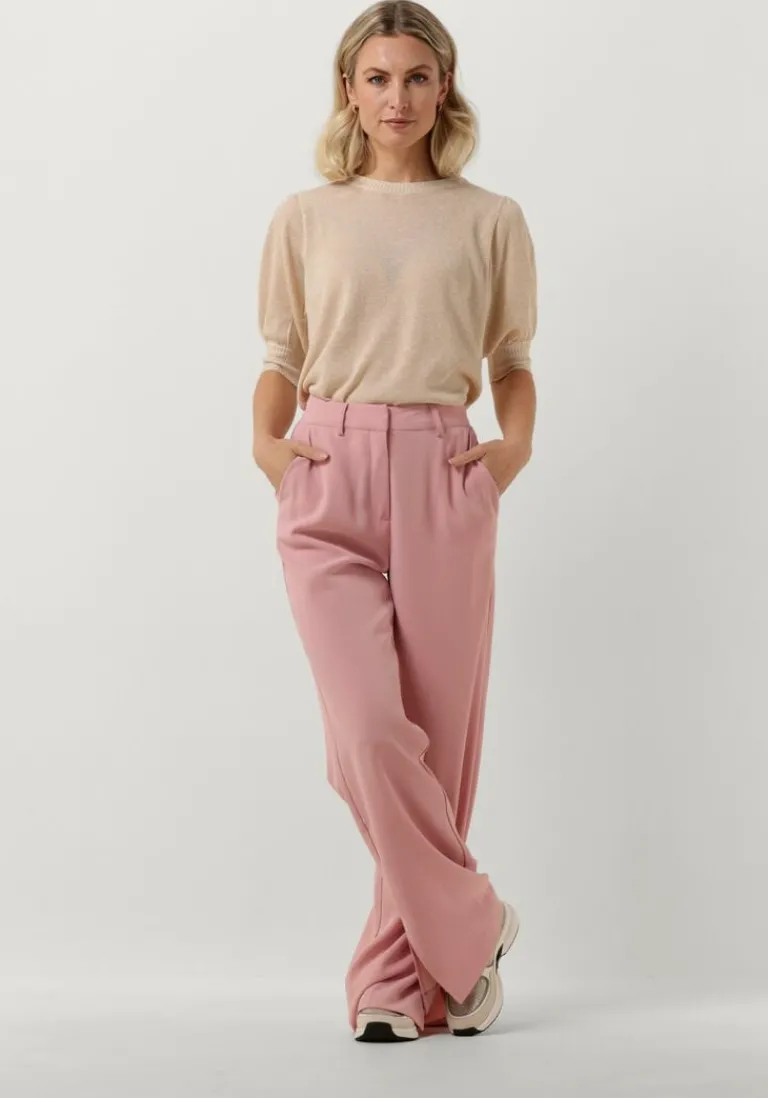 MINUS en t-shirt liva puff sleeve metallic knit pullover>DAMES Tops & T-Shirts