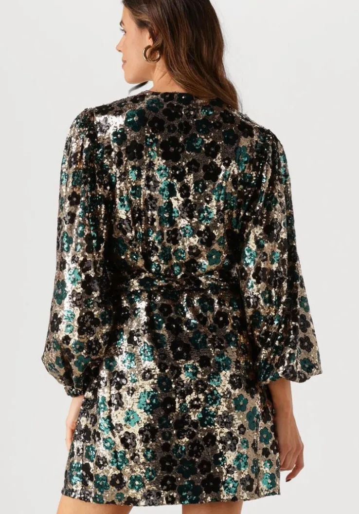 gouden notre-v mini jurk nv-elvira