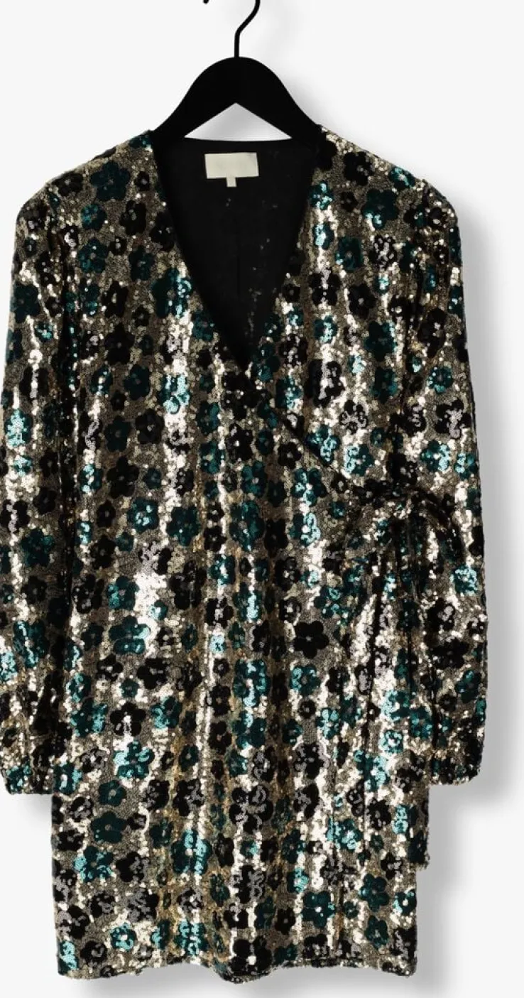 gouden notre-v mini jurk nv-elvira