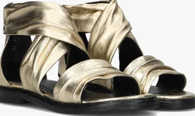 gouden notre-v platte sandalen 1gamba102