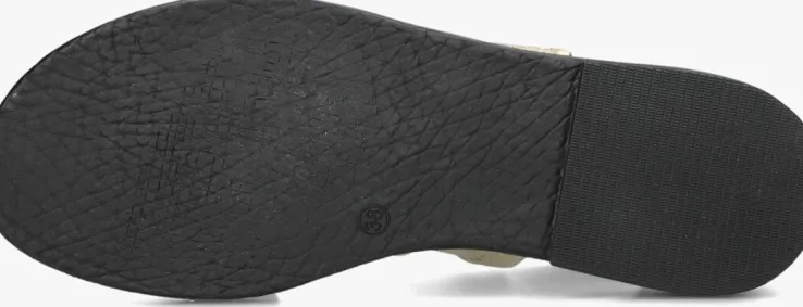 gouden notre-v platte sandalen 1gamba102