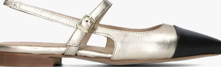 gouden notre-v slingbacks vk1154