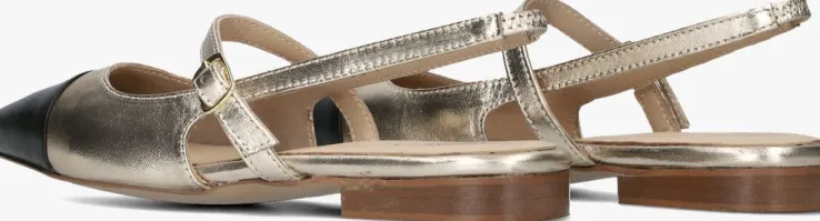 gouden notre-v slingbacks vk1154