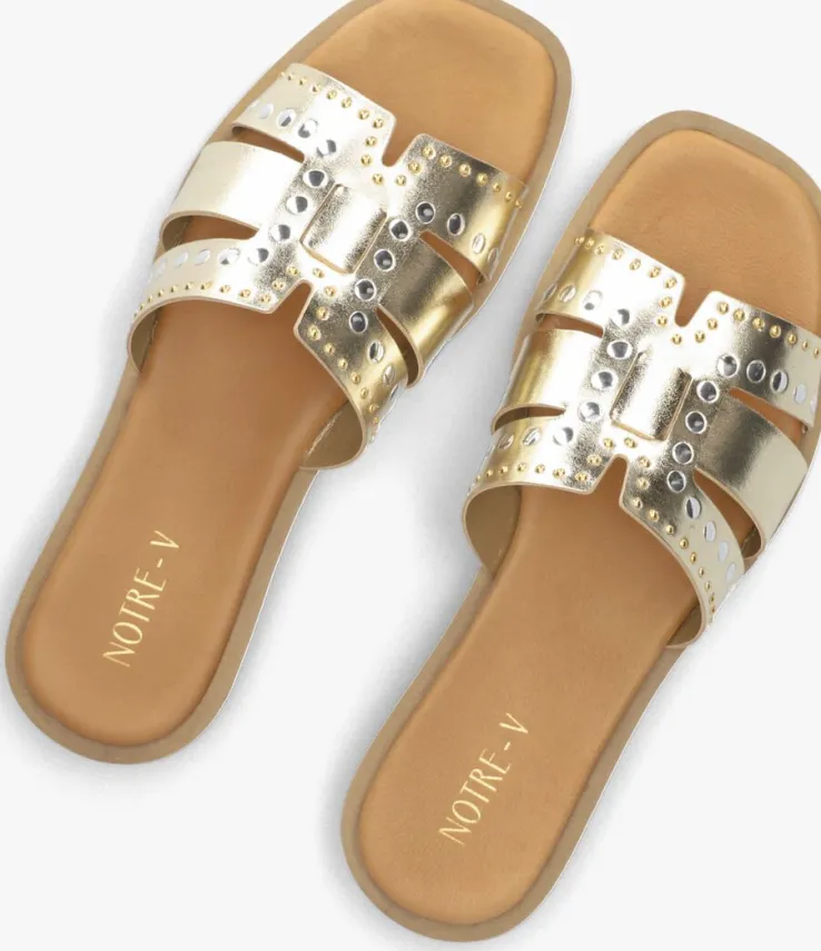 gouden notre-v slippers 456n