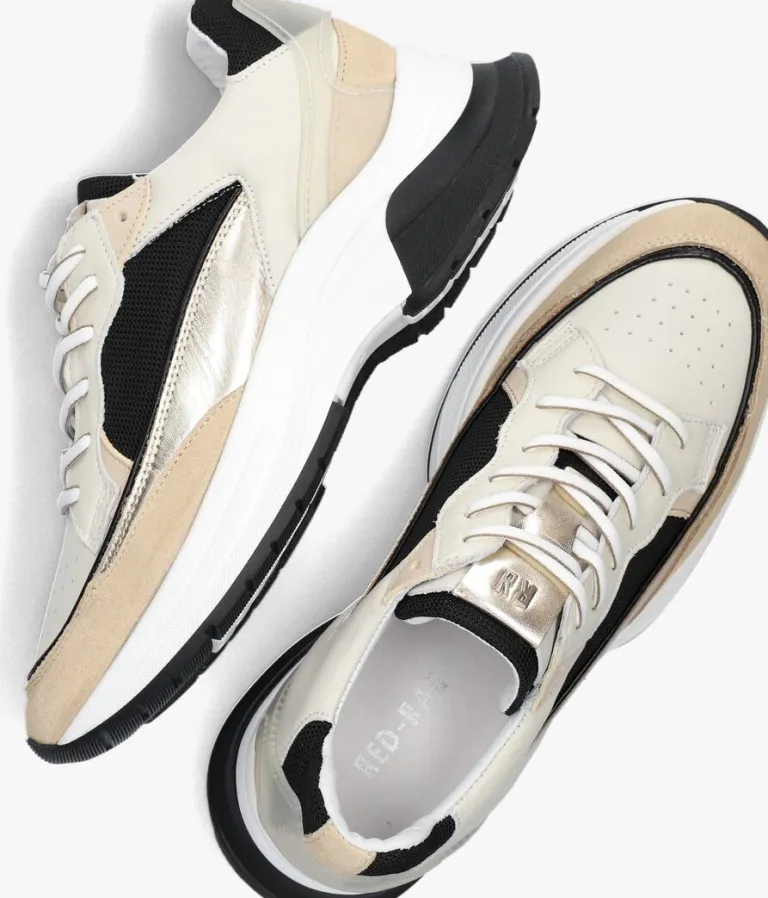 RED-RAG en lage sneakers 76638>DAMES Sneakers