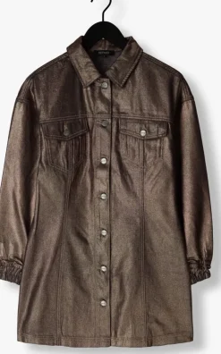 gouden refined department mini jurk bibi