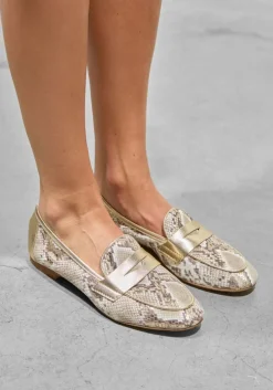 gouden stefano lauran loafers iris