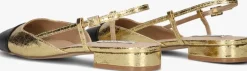 gouden steve madden slingbacks belinda