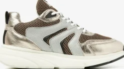 gouden via vai lage sneakers vic taylor