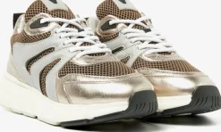 gouden via vai lage sneakers vic taylor