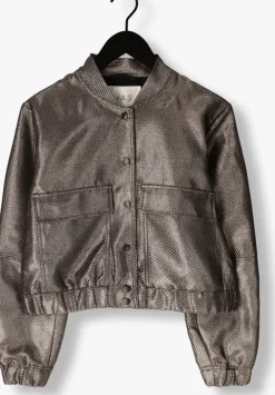 gouden y.a.s. jack yasgosh ls short bomber jacket