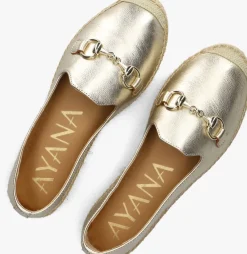 goudkleurig ayana espadrilles omo25yu812