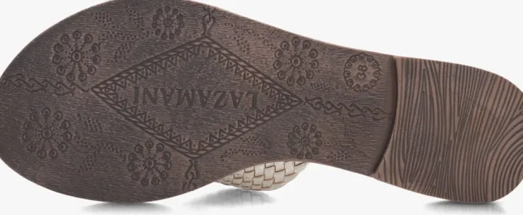 goudkleurig lazamani slippers 75.025