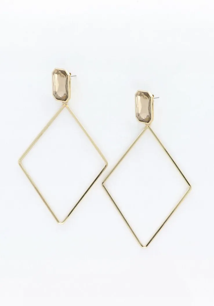 goudkleurig notre-v oorbellen x florine