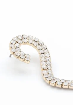 goudkleurig notre-v oorbellen x bo - sprankling python