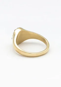 goudkleurig notre-v ringen ring round strass